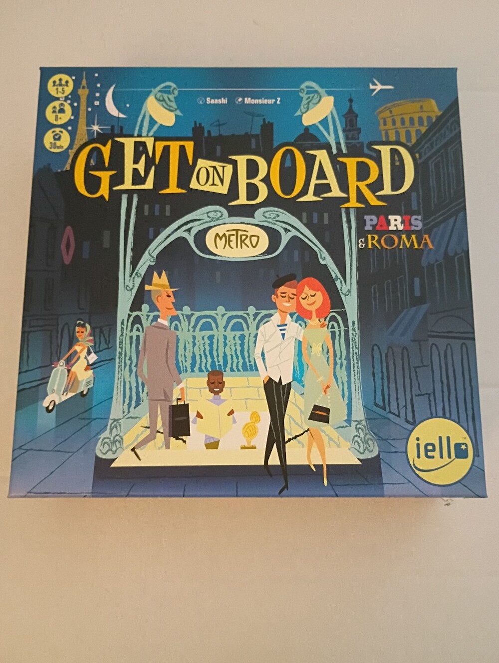 Iello Fun an Exciting Get on Board Paris & Rome Game To Make the Best Metro Line